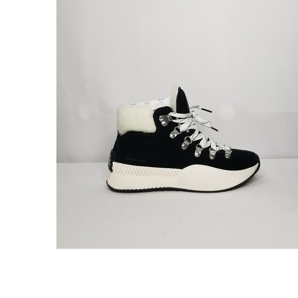 SOREL Women's ONA III Conquest WP Booties Size 5 Black, Sea Salt #1977201 NWT - Picture 4 of 8